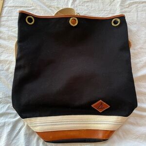 Sperry AO Duffle Canvas Backpack Tote, Great Condition!